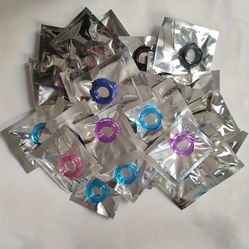 12pcs Male penis rings made of multi specification TPE material, multi-color rings, male sex toys, toys suitable for flirting