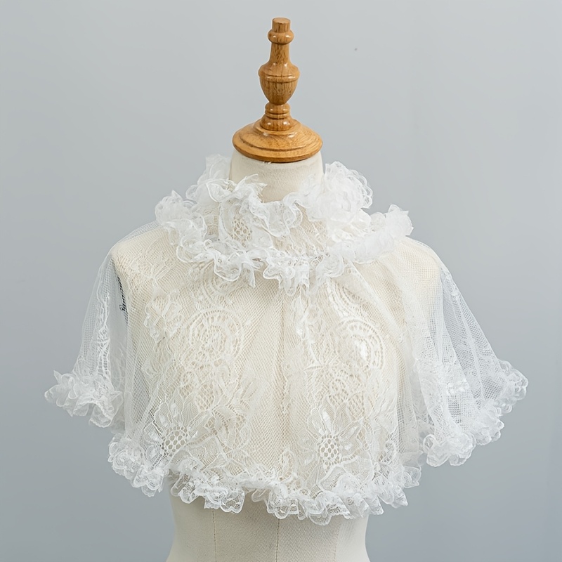 TEMU A Women's Lace-trimmed Shawl