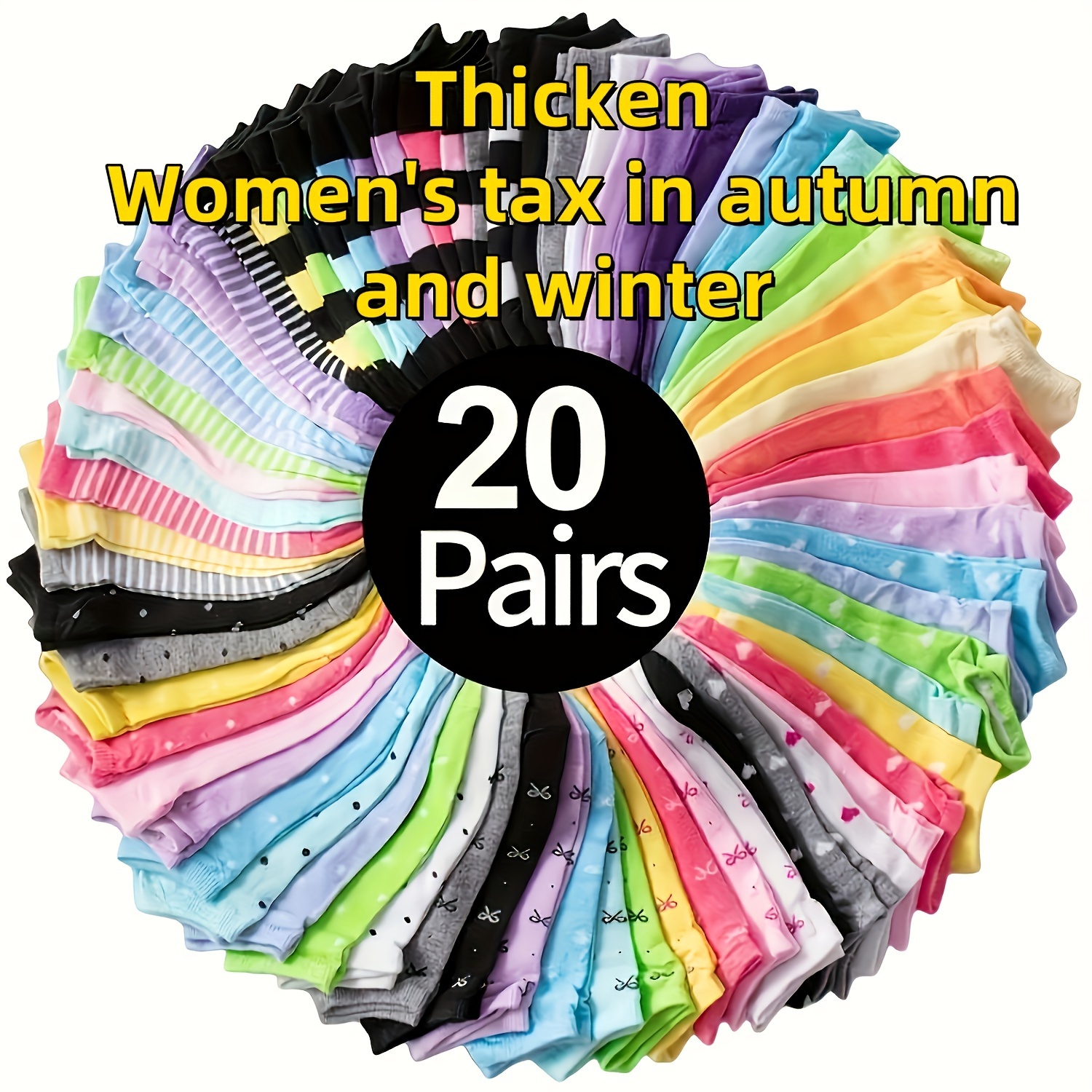 

20 Pairs Of Candy Colored Socks, Casual Breathable Low-, Women's Stockings And Short Socks