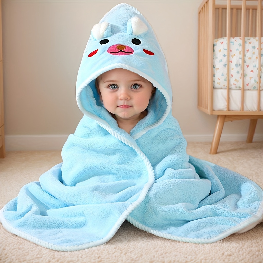 Image of Adorable Cartoon ' Bath Towel - Soft, Absorbent & Wearable - Perfect For Showers & Gifts