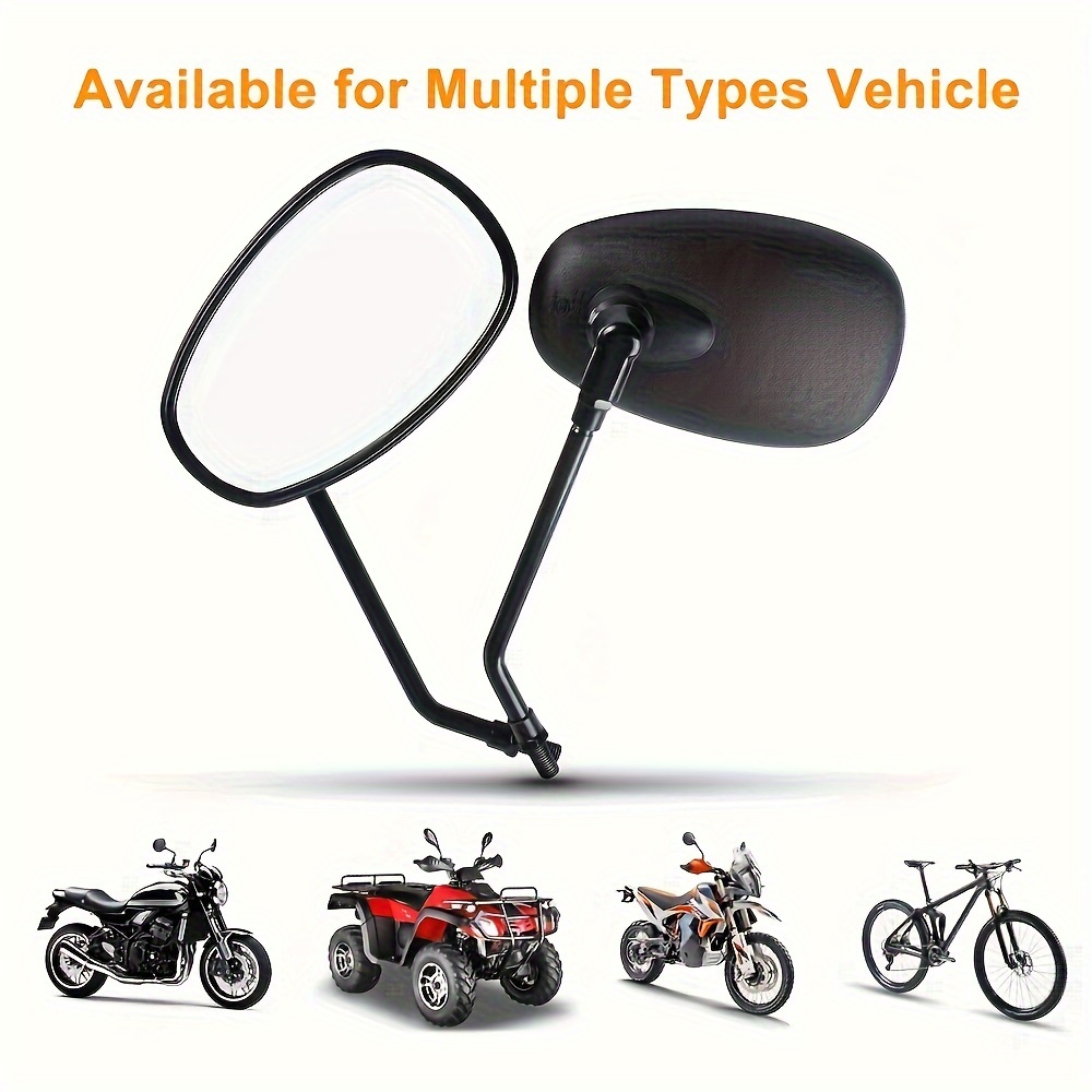 Pair Carbon Motorcycle Mirror Rearview Side Mirrors Offroad - Temu