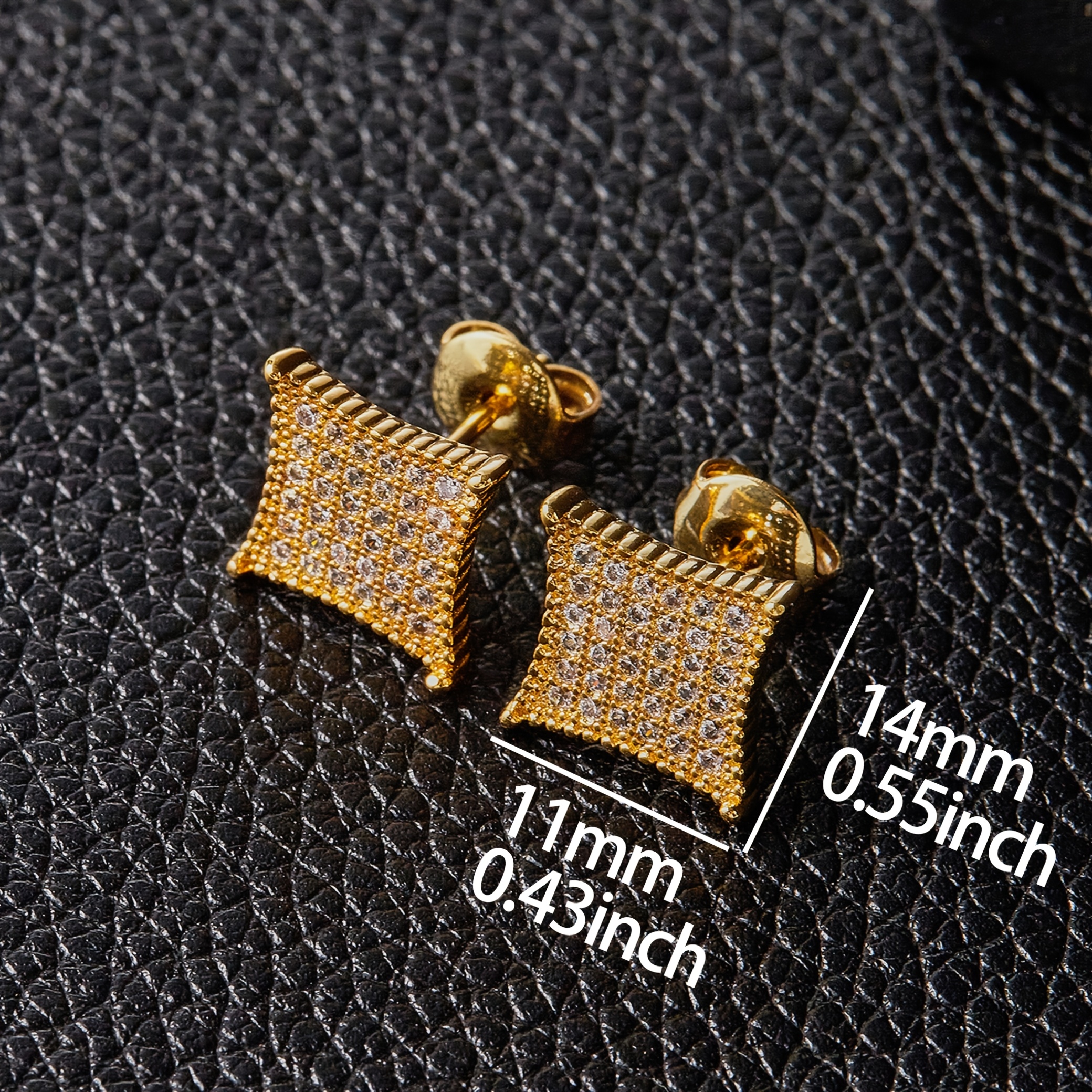 Minimalist Square Stud Earrings, Stylish Gift for Any Occasion