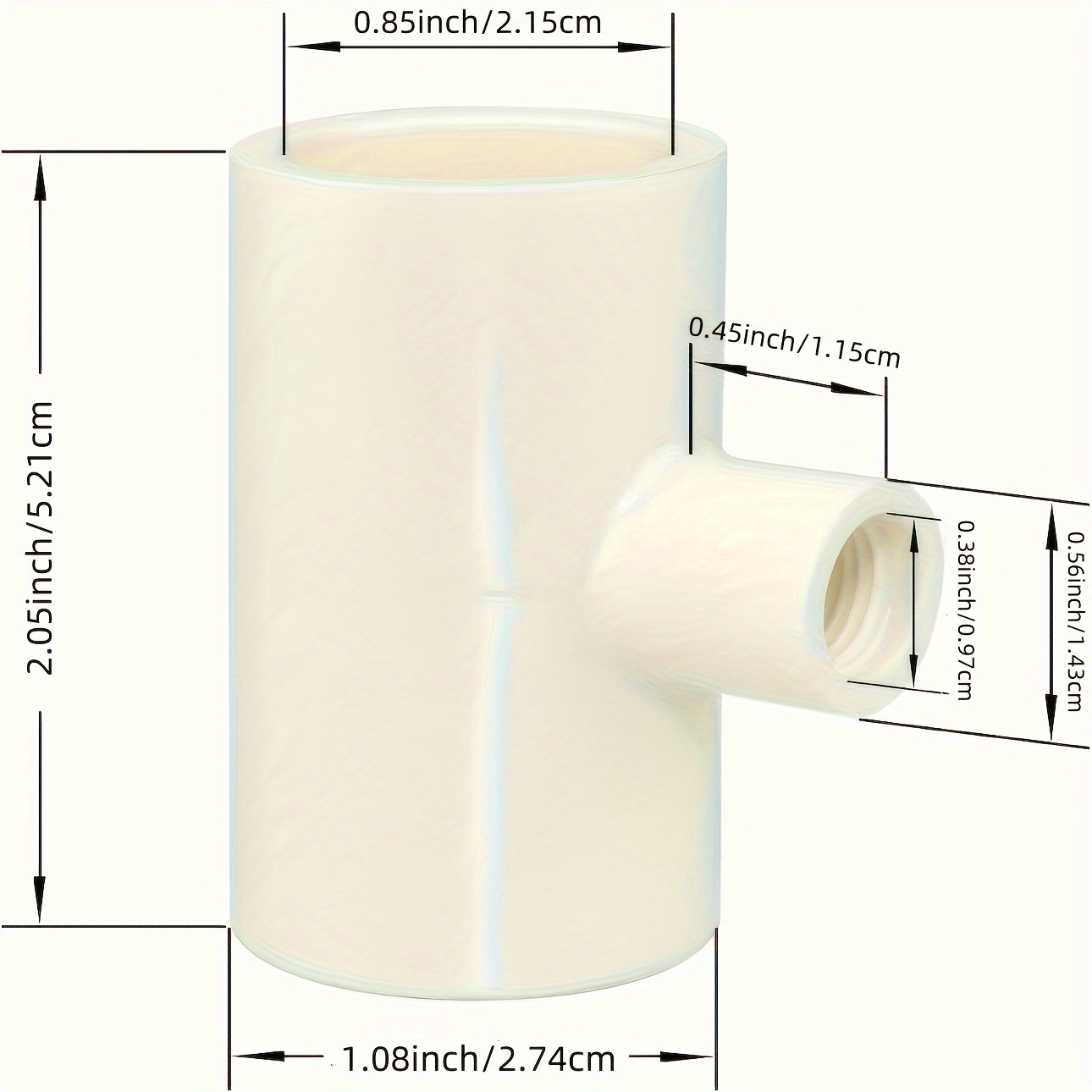 LetsFix Chicken Water Cups For PVC With Tee (12 Pack), Automatic Chicken Waterer Kit For Poultry, DIY PVC Water Feeder For Chicken/Duck/Quail/Turkey