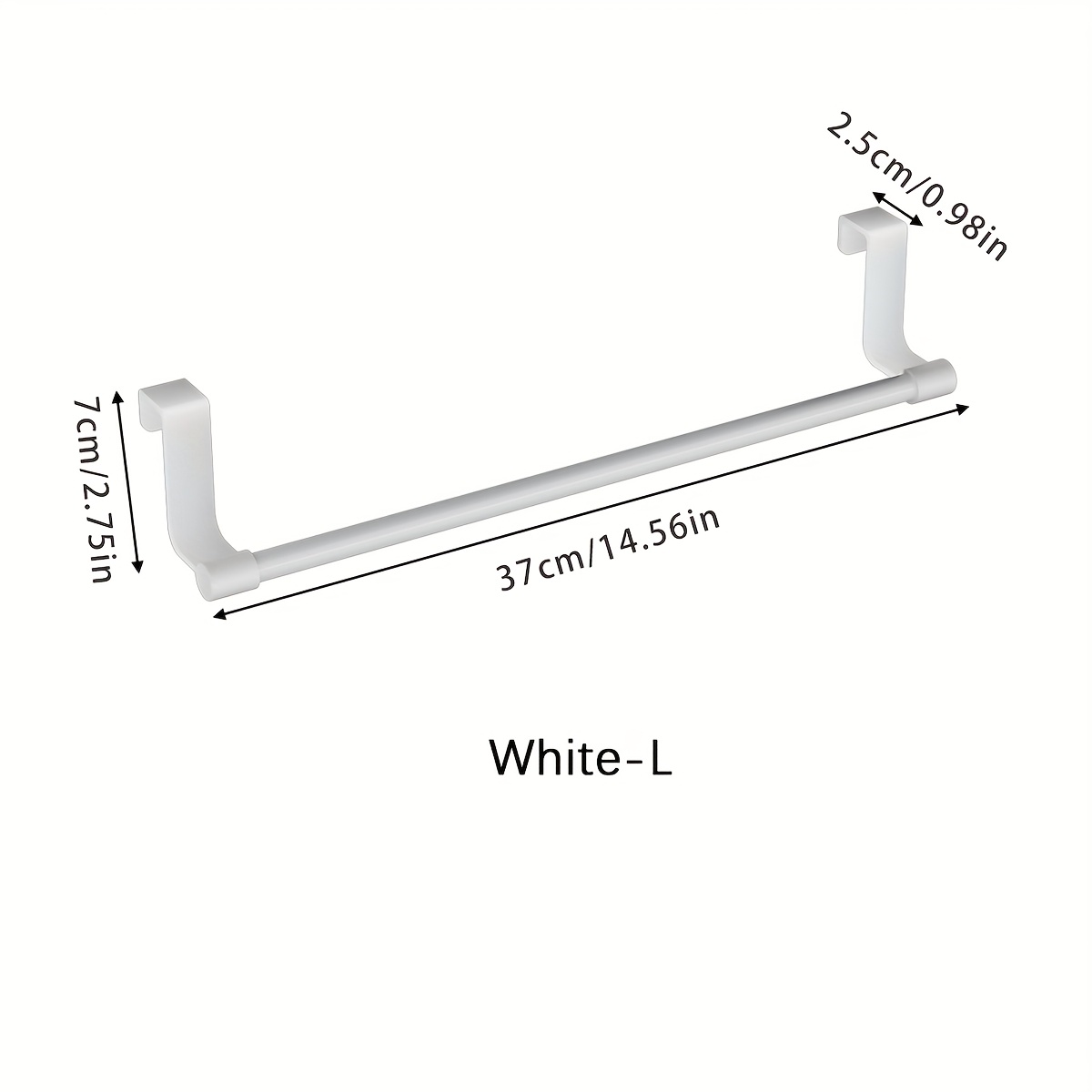 TEMU 1pc Kitchen Towel Rack, Towel Bar On Cabinet Door, For Cabinet, Towel Rack On Door, For Kitchen Dish Towel Rack Hook, Kitchen Towel Storage Rack