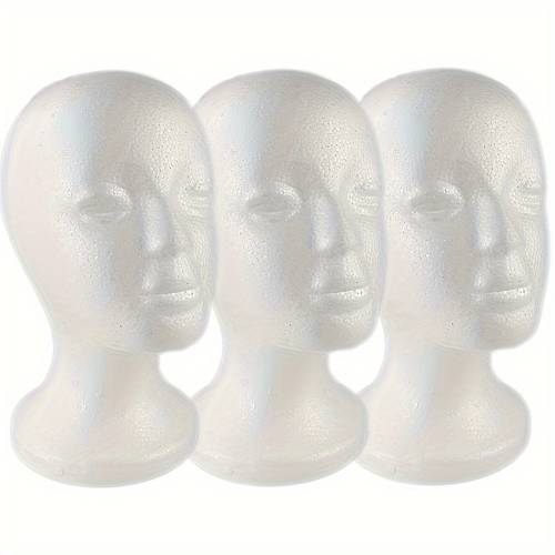 pin in wig styling foam head