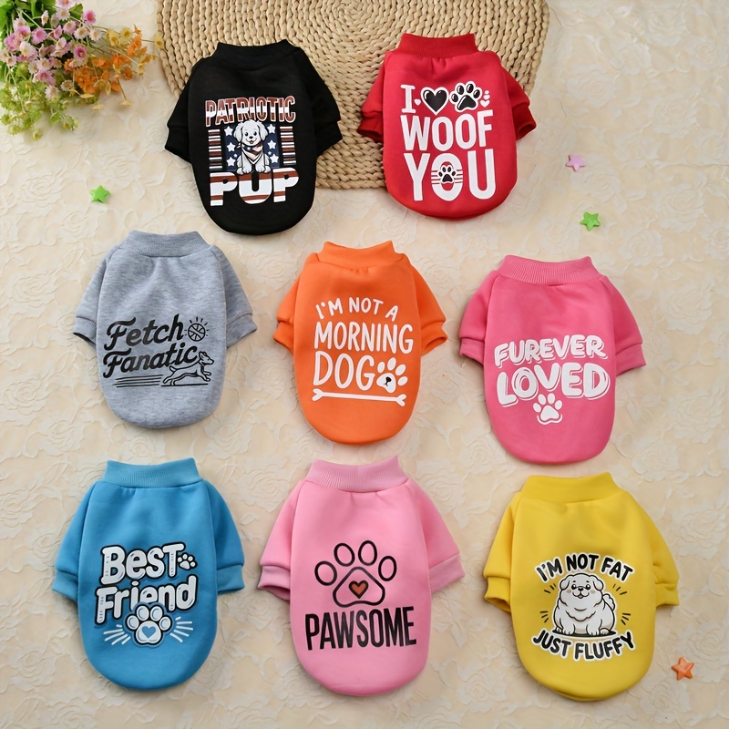 

[ ] 8pcs Fleece-lined Dog Set - Pet Sweaters For Small To Breeds, Patriotic & - In 8 , Polyester, For , , Pomeranians & Chihuahuas