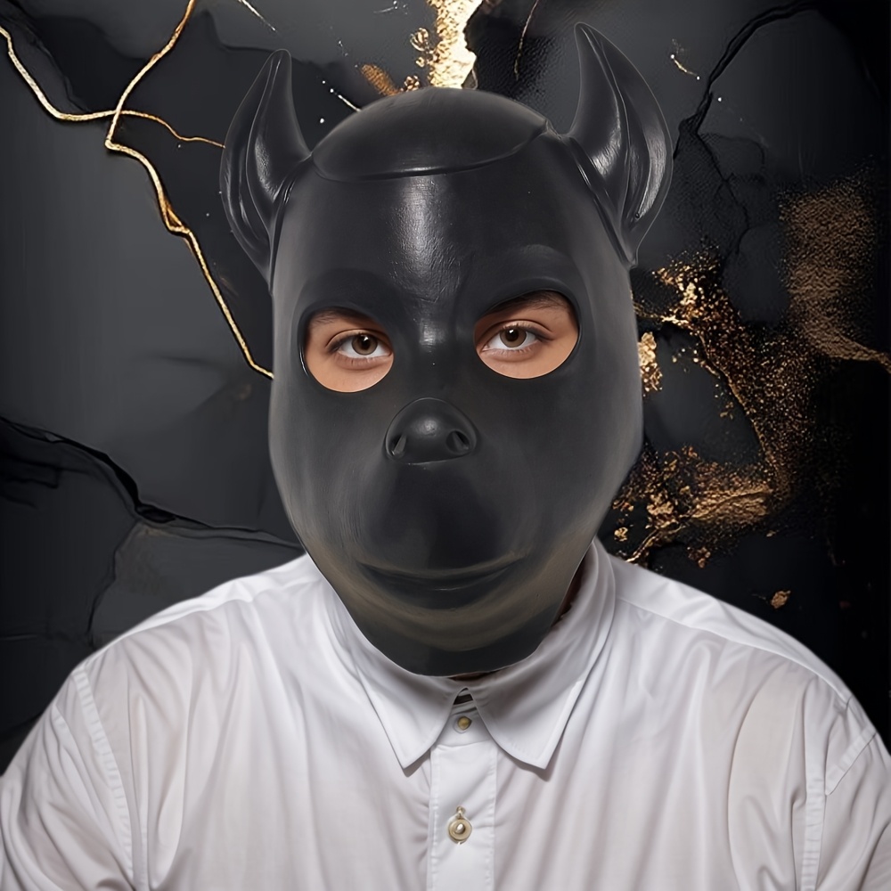 Cosermart Realistische Halloween-Maske Mit Beweglichem Maul – Latex-Tiermaske Für Erwachsene, Universalgröße