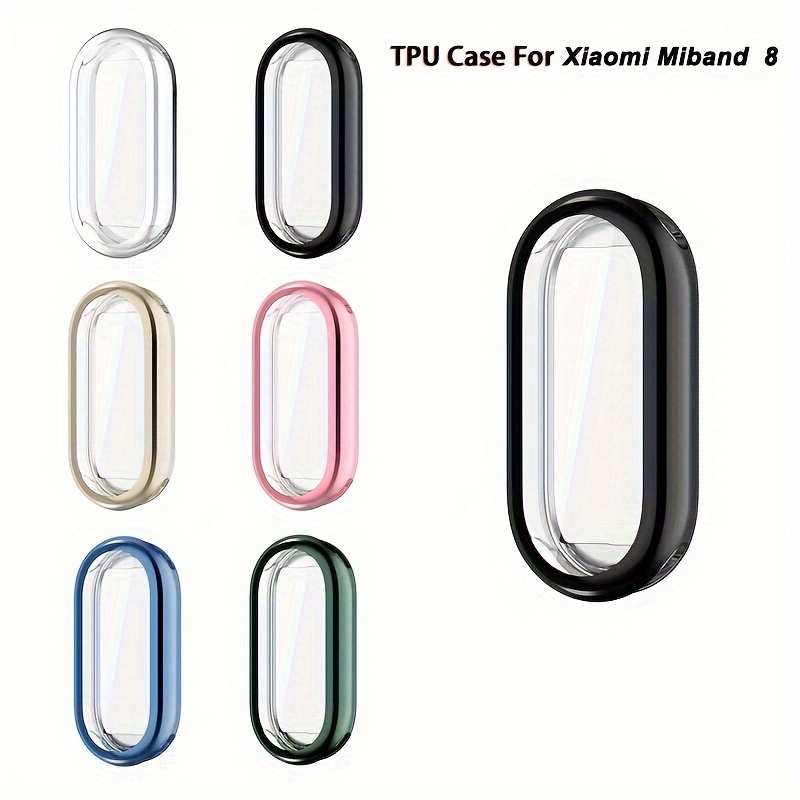 Tempered Glass+cover Xiaomi Band Bumper Screen Protector - Temu