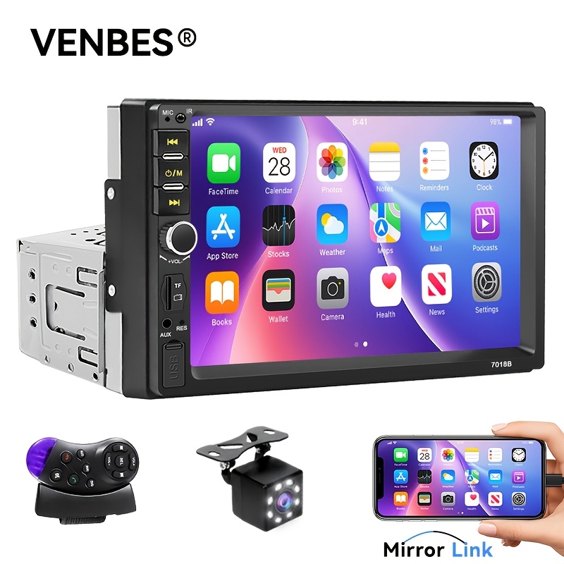   7 inch 1 din car stereo car multimedia mp5 player wireless   fm usb aux