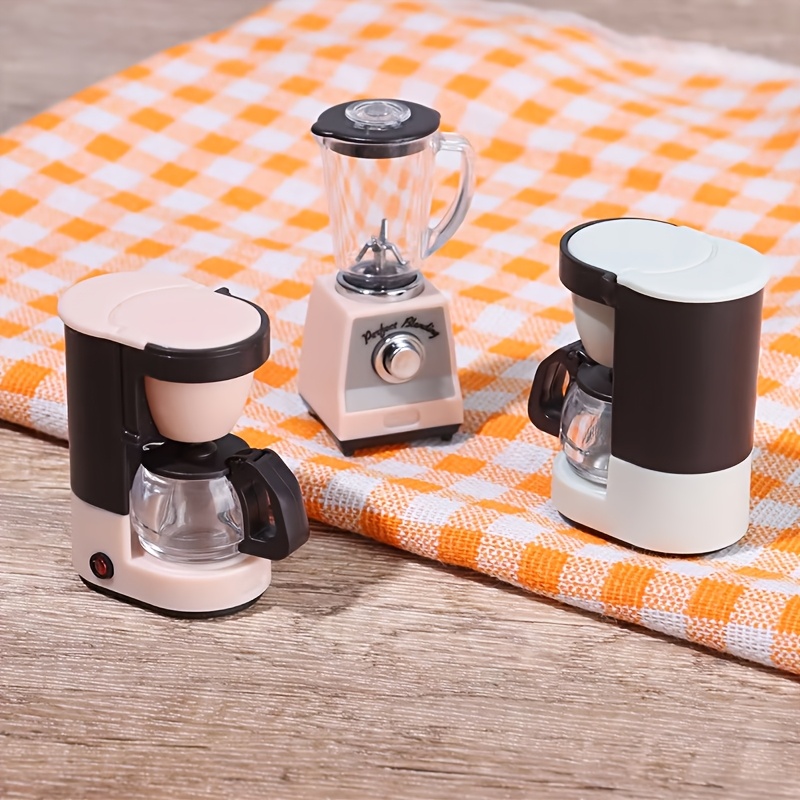 

1pc Model House Gift Juicer And Coffee Machine, Display Kitchen Furniture Model House Miniature Accessories