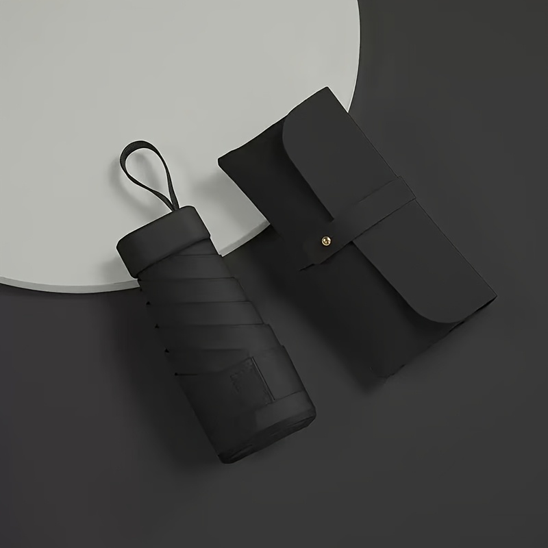 TEMU Capsule Sun Umbrella,,, Mini Folding, , Compact, And Portable