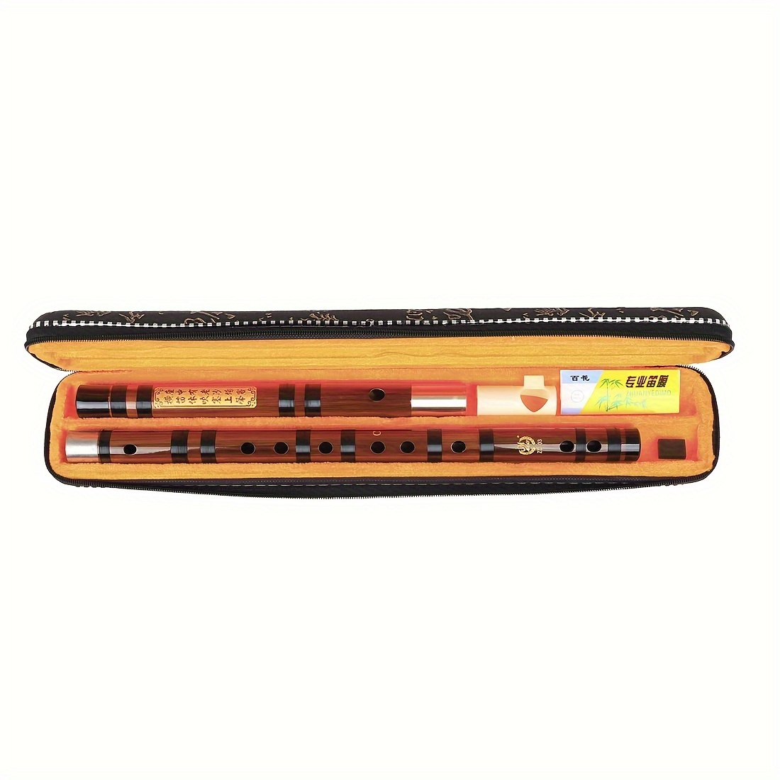 1 set of bamboo flute traditional   instrument with   years of shade drying ancient   5 tones horizontal flute