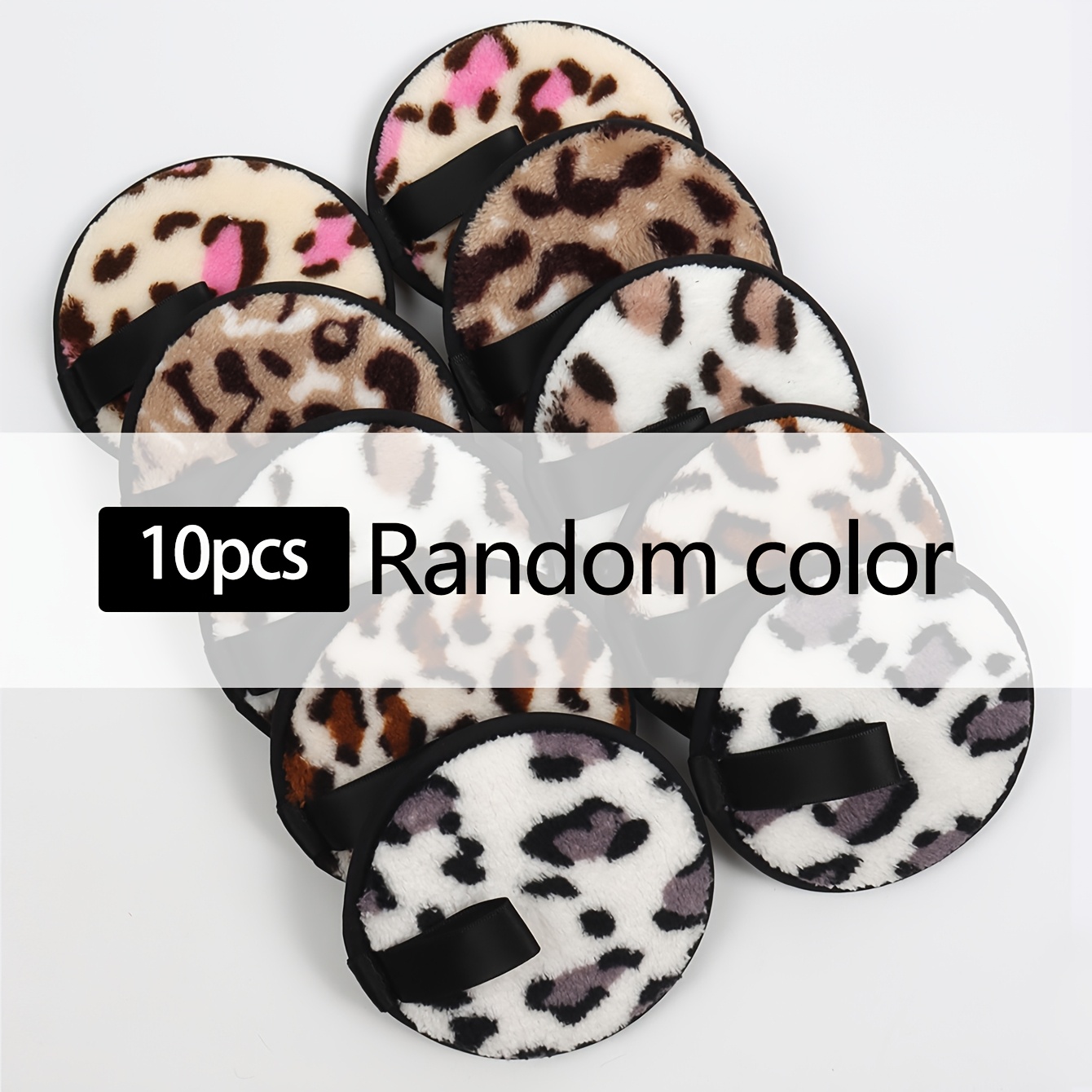 Image of Lazy Puff 5-15-20pcs Pack. Random Colors, Reusable Double-sided Cleansing Pads, Suitable For Cleansing, Makeup Removal, And Showering, Types