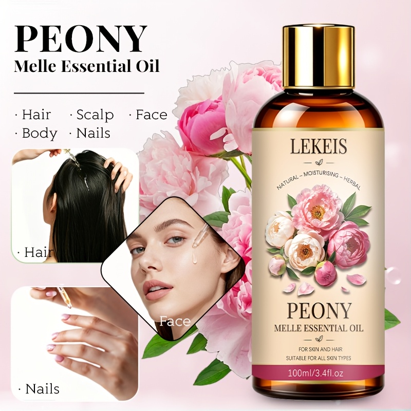 Peony Essential Oil for Multifunctional Skin and Hair Care