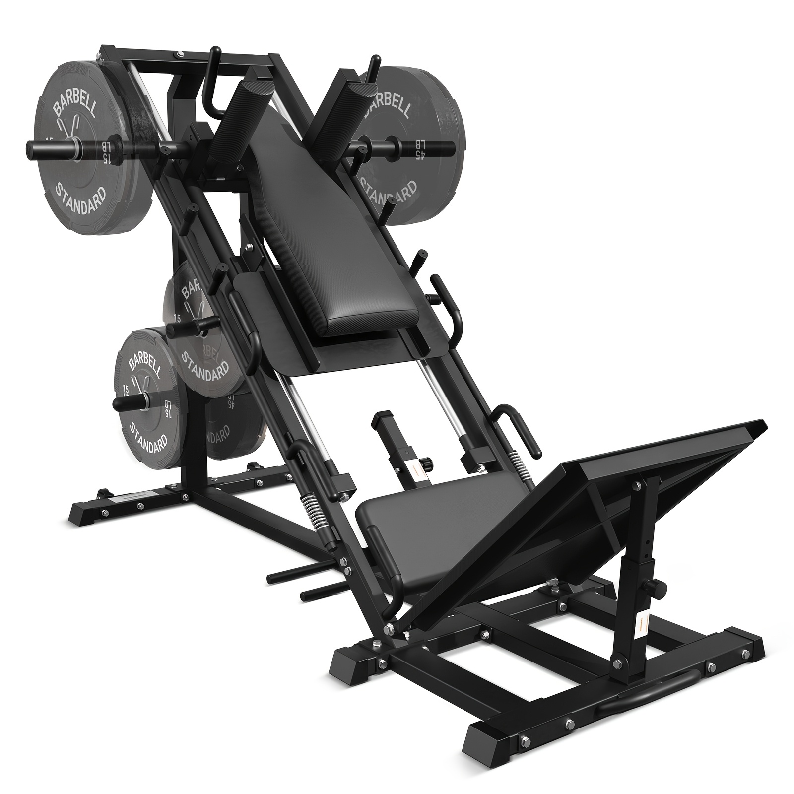 

Dd04 Leg Press And Squat Machine, Lower Body Special With Weight Storage For , Hamstring, , Calves, Heavy Duty Home Gym Equipment