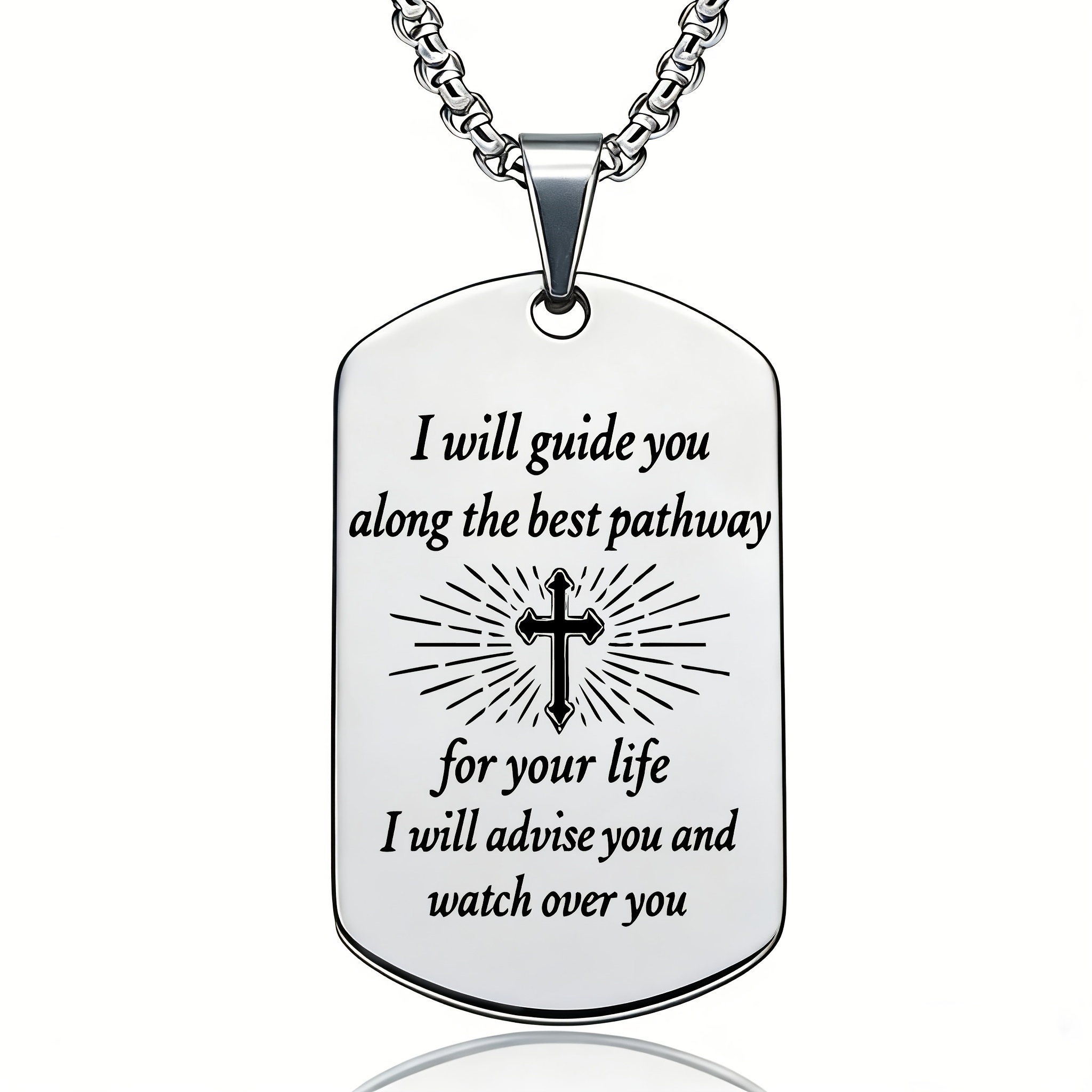 "I Will Watch Over You" Heartwarming Pendant Necklace