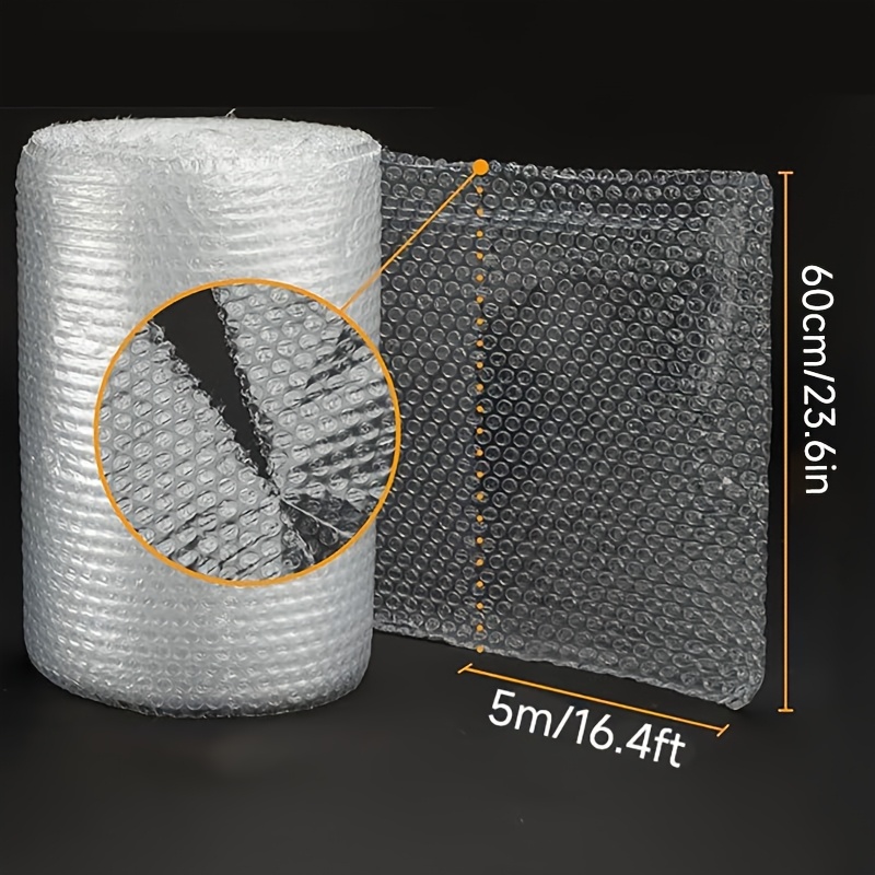 TEMU A Roll Of Bubble Wrap Measuring 5 Meters By 80 Centimeters (16.4 Feet By 31.4 Inches) Is Ideal For Delicate Items. To Your Products With Premium