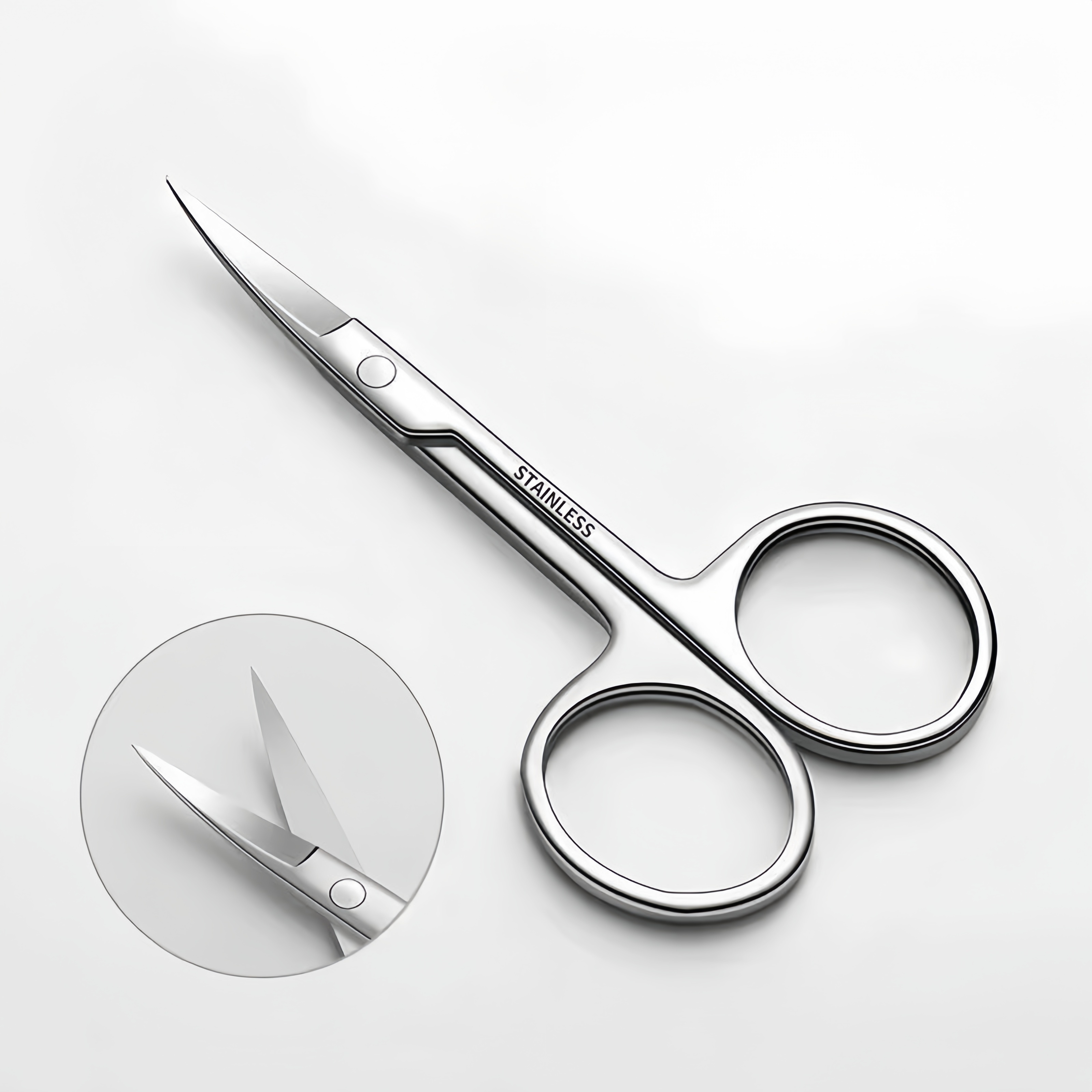 

Precision Stainless Steel Scissors For Nails, Keratin & Hair - , Rust-proof Beauty Tool For Hands, Feet & Nail Care