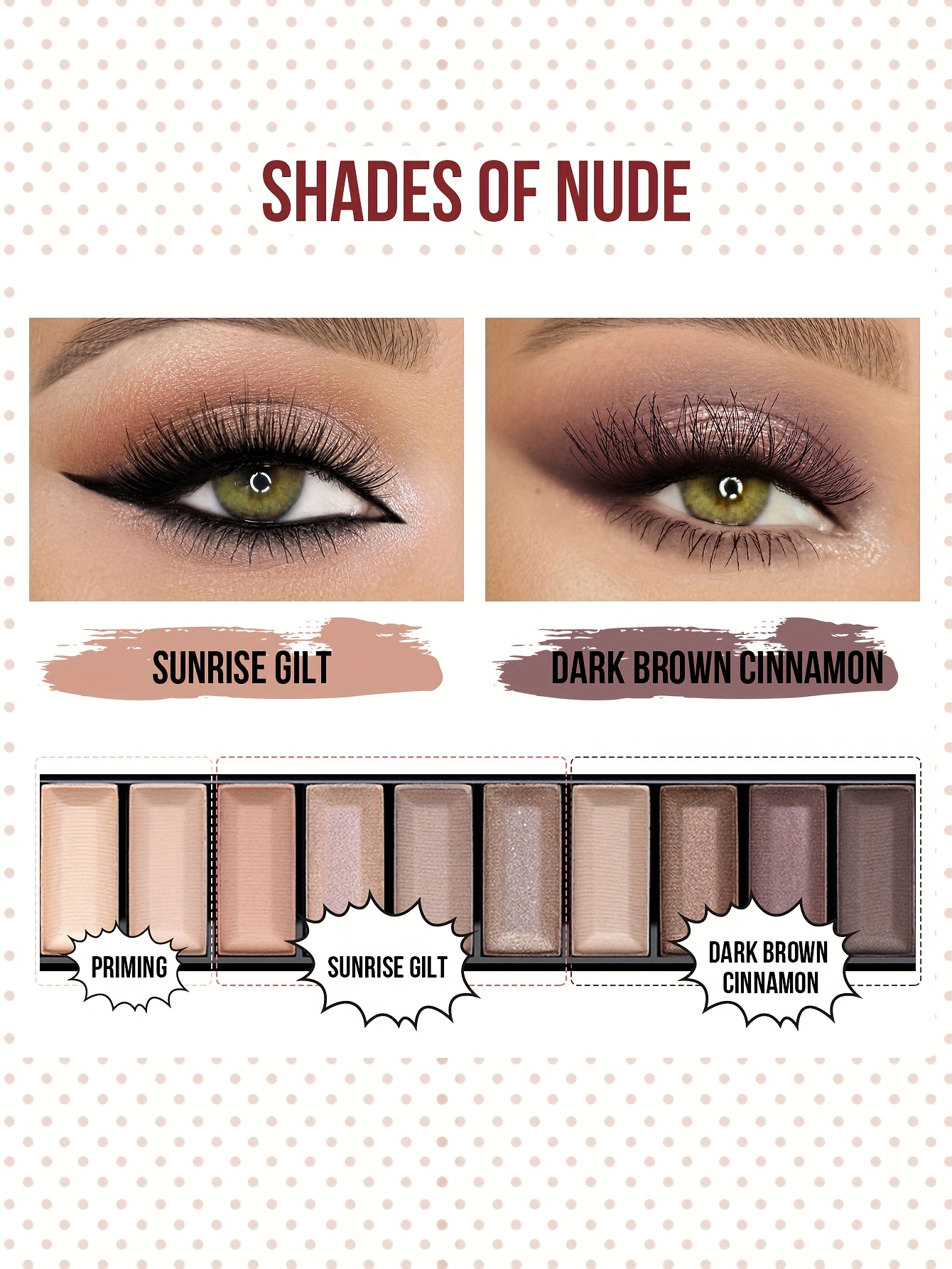 All-in-One Paleta Sjenila s Pokretnim Sun Visorom - Mat i Šljokasti Efekti, Nude Nijanse od Svijetlih do Tamnih (Bež, Braon, Roza, Siva, Crna), Dugotrajna Formula za Svakodnevne i Večernje Makeup Izglede - Organizator i Paleta u Jednom, Višenamjenski Alat za Šminkanje, Elegantno Pakiranje, Lagana Primjena