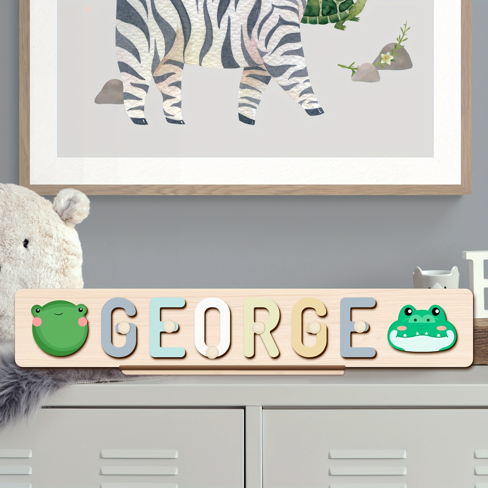 Original Custom Name Puzzle, Interactive Letter Puzzle Toy