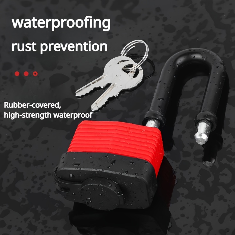 

Heavy-duty Waterproof Padlock - Keyed Alike, 30mm , Laminated Steel For Outdoor Security | Weather-resistant & Durable | Ideal For Gates, Sheds & Storage Lockers