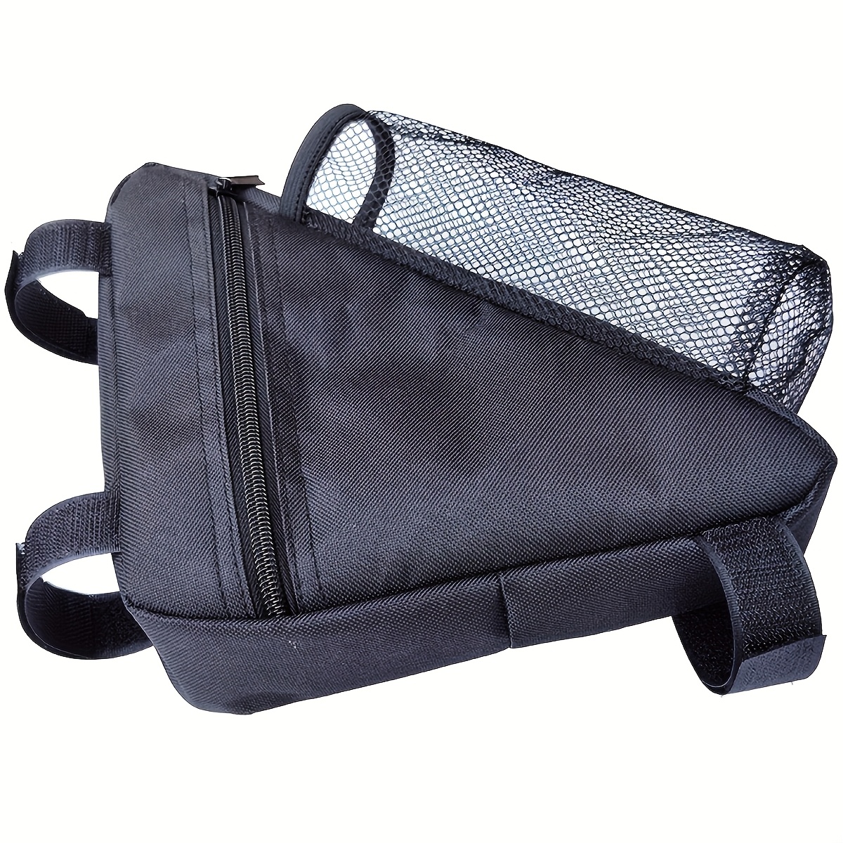 1pc Quick Detachable Triangular Bike Bag - A Lightweight And Spacious Storage Bag, Essential For Cycling, Suitable For Water Bottles And Bottles