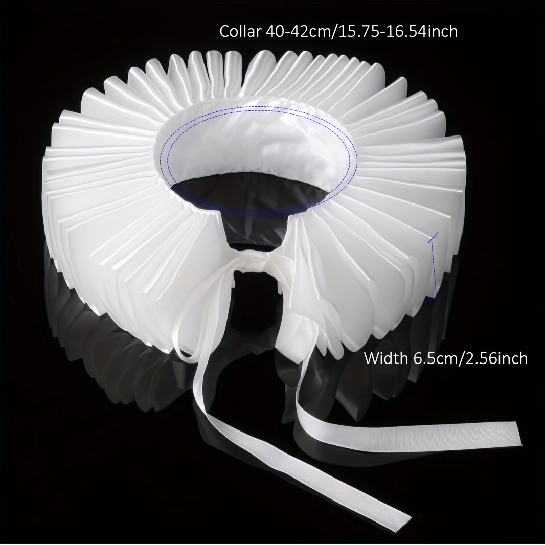 elizabethan ruff neck clown collar elizabeth wrist Temu Australia