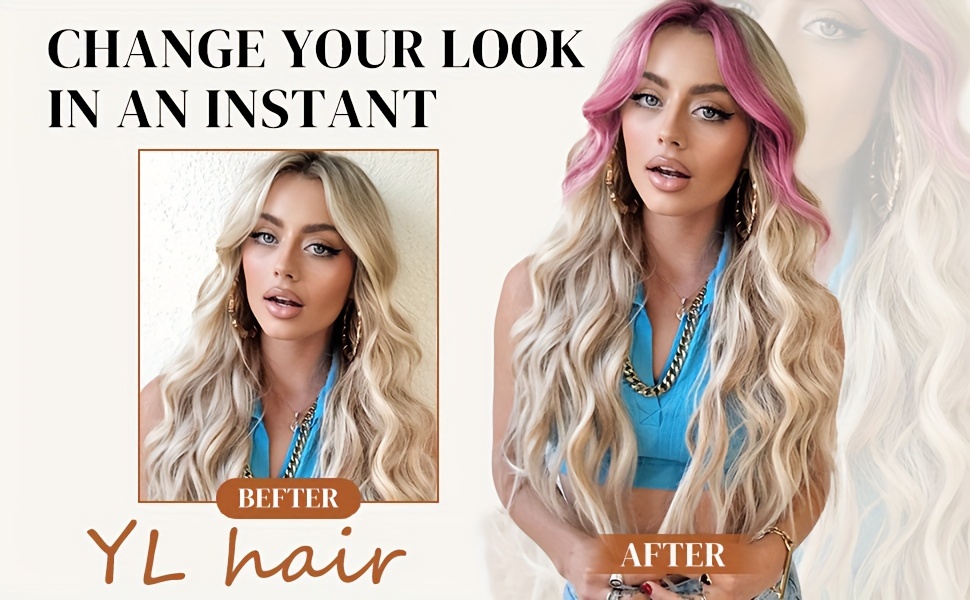 2pcs side   bangs clip in wig set with long sideburns 12 inch synthetic hair extensions for women   wave   music festivals christmas parties everyday use festive hairpiece sleek hairpiece   hairpiece details 3