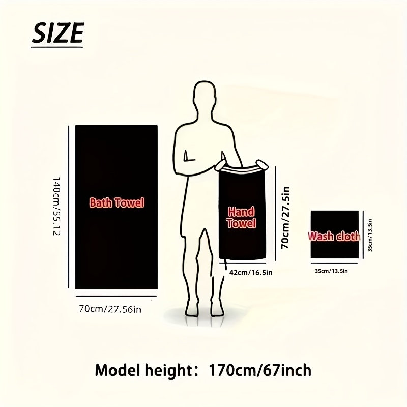 24pcs Ultra Soft Bath Towel Set, Coral Fleece Towel Bath Towel Washcloth Set