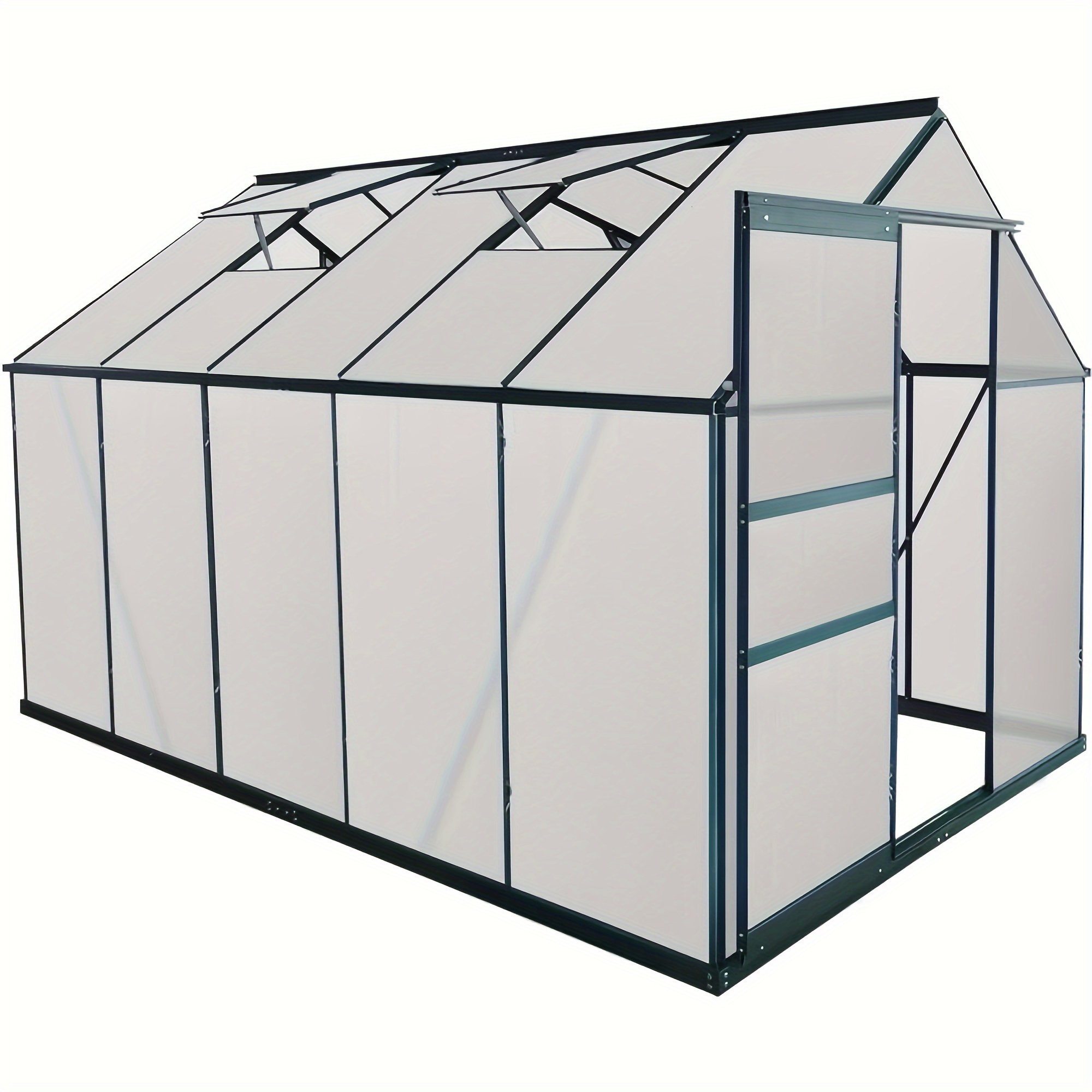 YITAHOE Polycarbonate 6X10FT Greenhouse Heavy Duty Green Houses