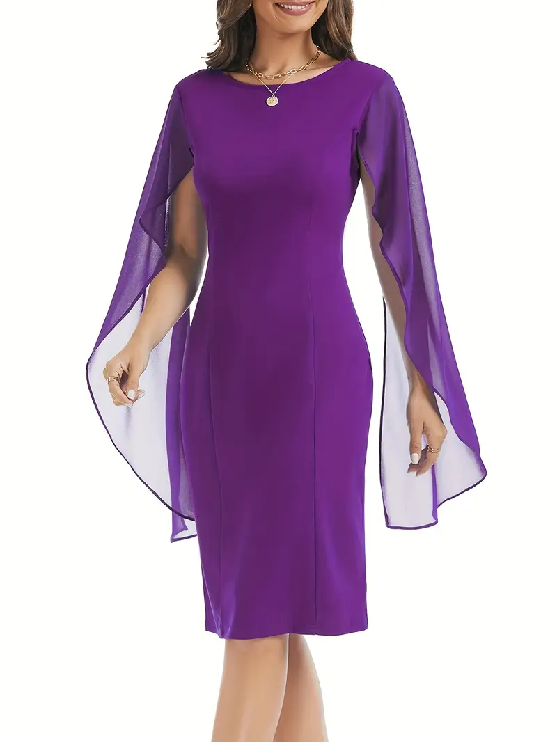 Splicing Split Evening Dress Splicing Split Evening Dress