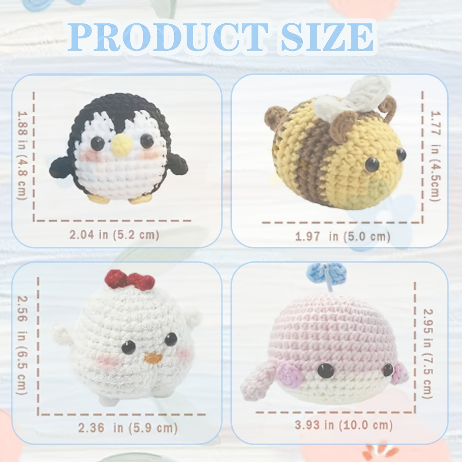 Kit De Crochet Pour Débutants, Fruits Pour Débutants Et Adultes, Avec