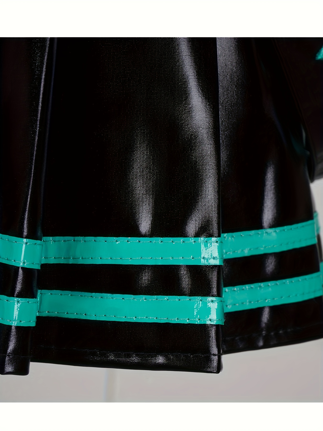 Miku Cosplay blue and black patent fabric 13 piece suit to future uniform suit virtual singer girl party diffuse display anime character Halloween play costume