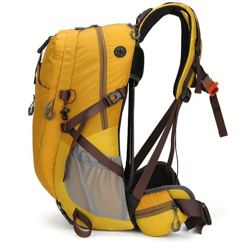 item picture large capacity lightweight mens and womens outdoor hiking backpack durable travel backpack with adjustable chest strap detachable frame multiple pockets and suitable for outdoor camping and business travel