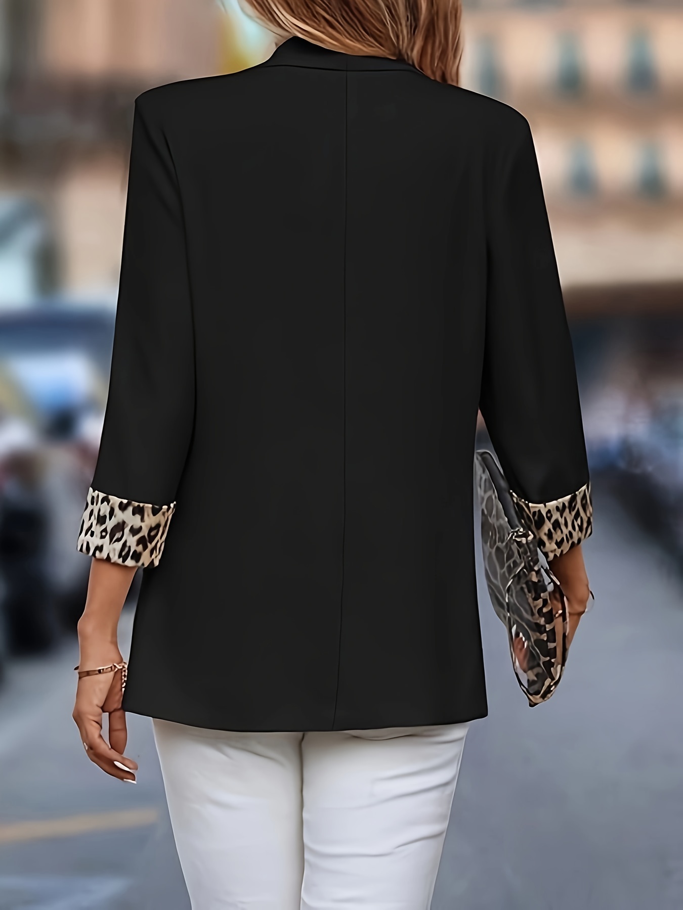 Heimish Full Size Open Front Long Sleeve Blazer main image 0