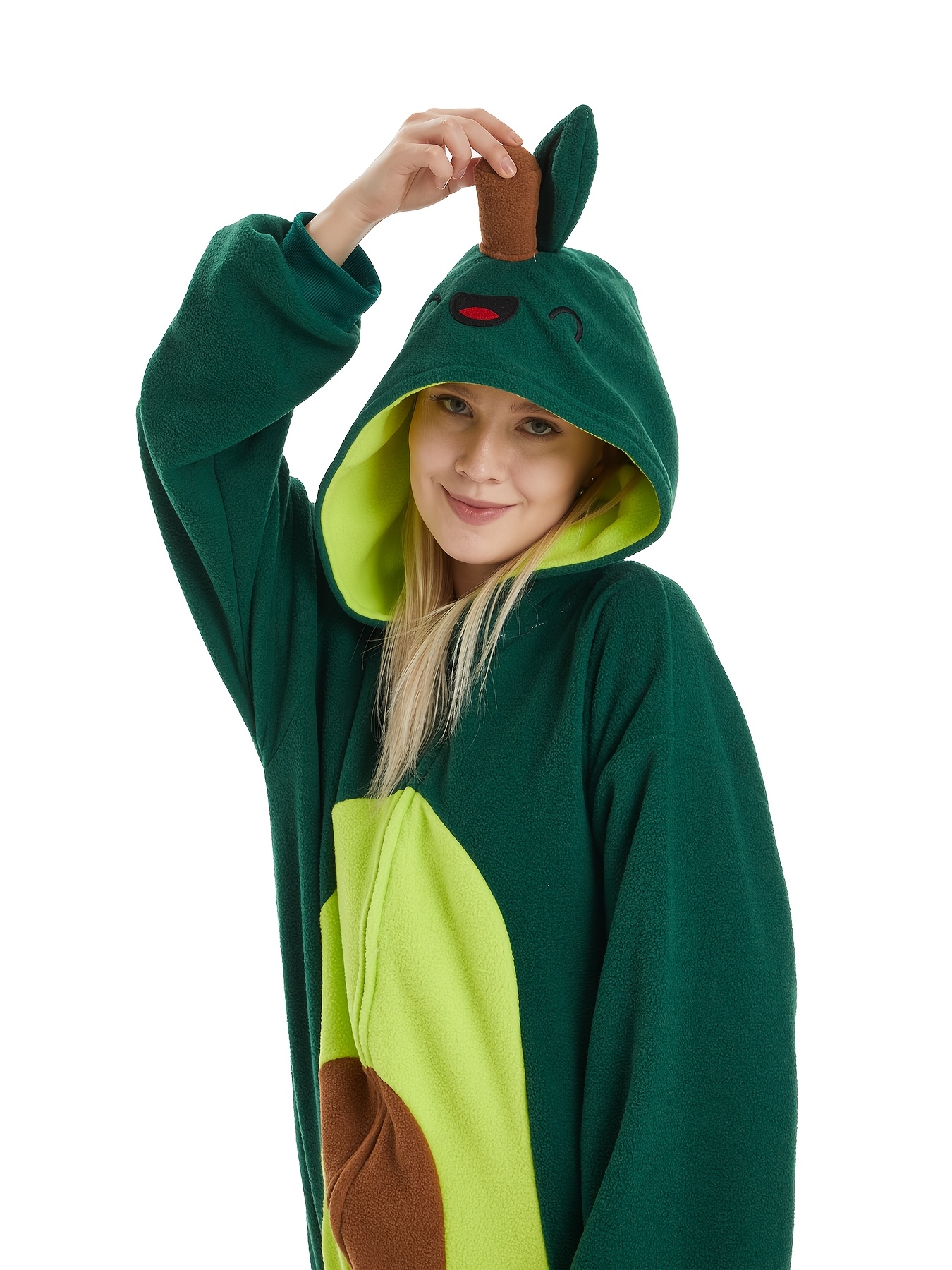 pigiama cappuccio adulti costume cosplay frutta zip Temu Italy