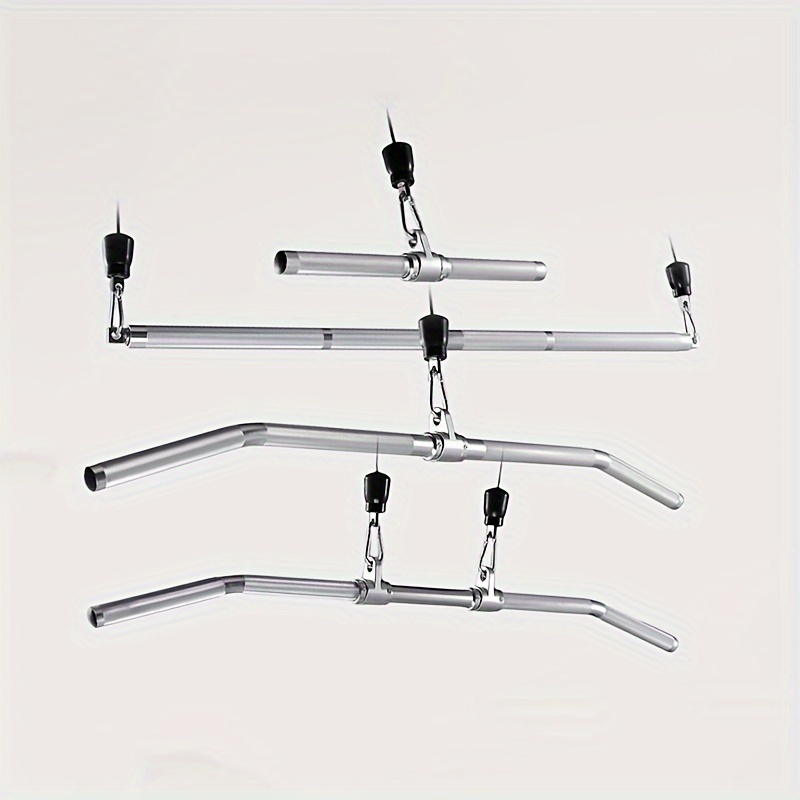 1pc Aluminum Alloy High-Quality Pull Down Handle, Fitness Equipment Accessory for Back Muscle Training, Lat Artillery Rowing Chest Push Handle, Durable Gym Equipment for Strength and Endurance Exercises