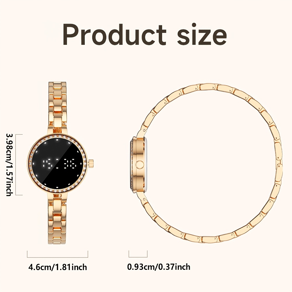 Women's Elegant Alloy Smart Bracelet, Activity Tracking