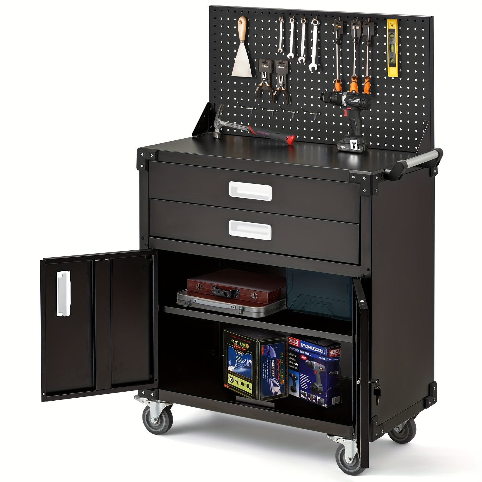 wa_11_campDEVISE WORKS BENCH カスタムパーツ HOMCOM Work Bench Tool Stand with Adjustable Height and