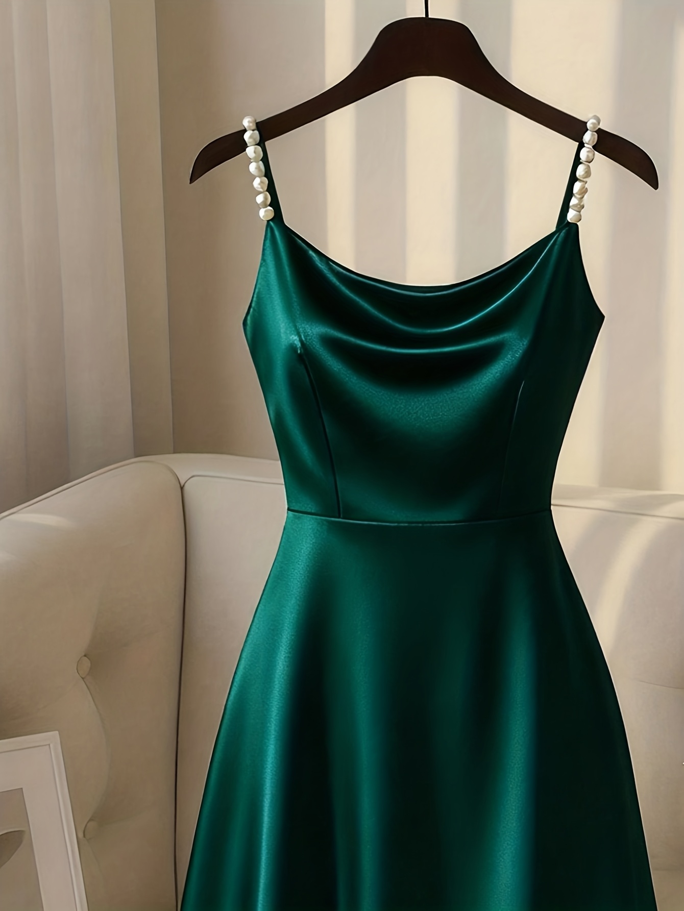 satin strapless long dress women thin spaghetti straps a - Temu Mauritius