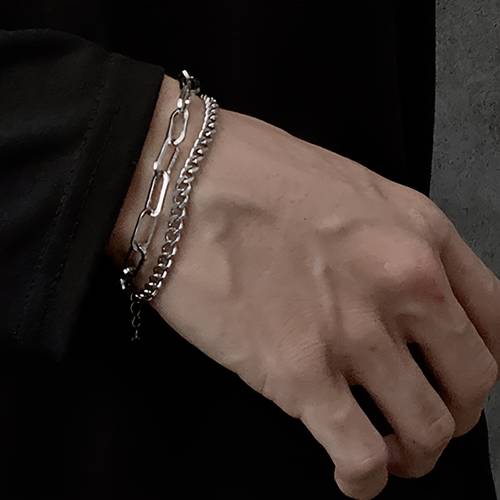 double layer bracelet minimalist