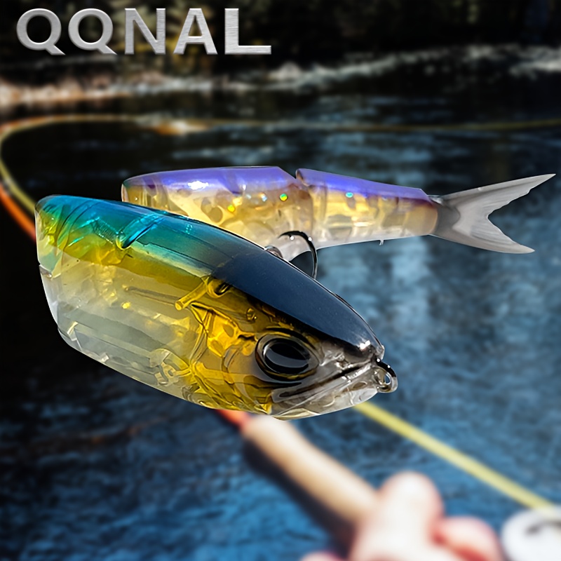 ODS Leurre De Pêche Multi-articulé Avec Hameçons Pour Bar, Brochet, Shad, Garfish Eau Douce Et Eau Salée