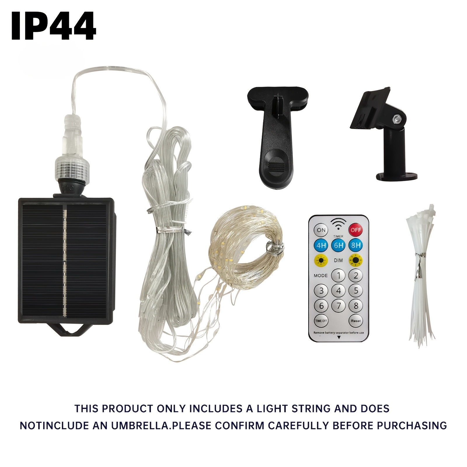 Lampadina Solare LED 9W Con Telecomando, 5 Modalità E Gancio - Impermeabile IP65 Per Esterno, Campeggio E Giardino