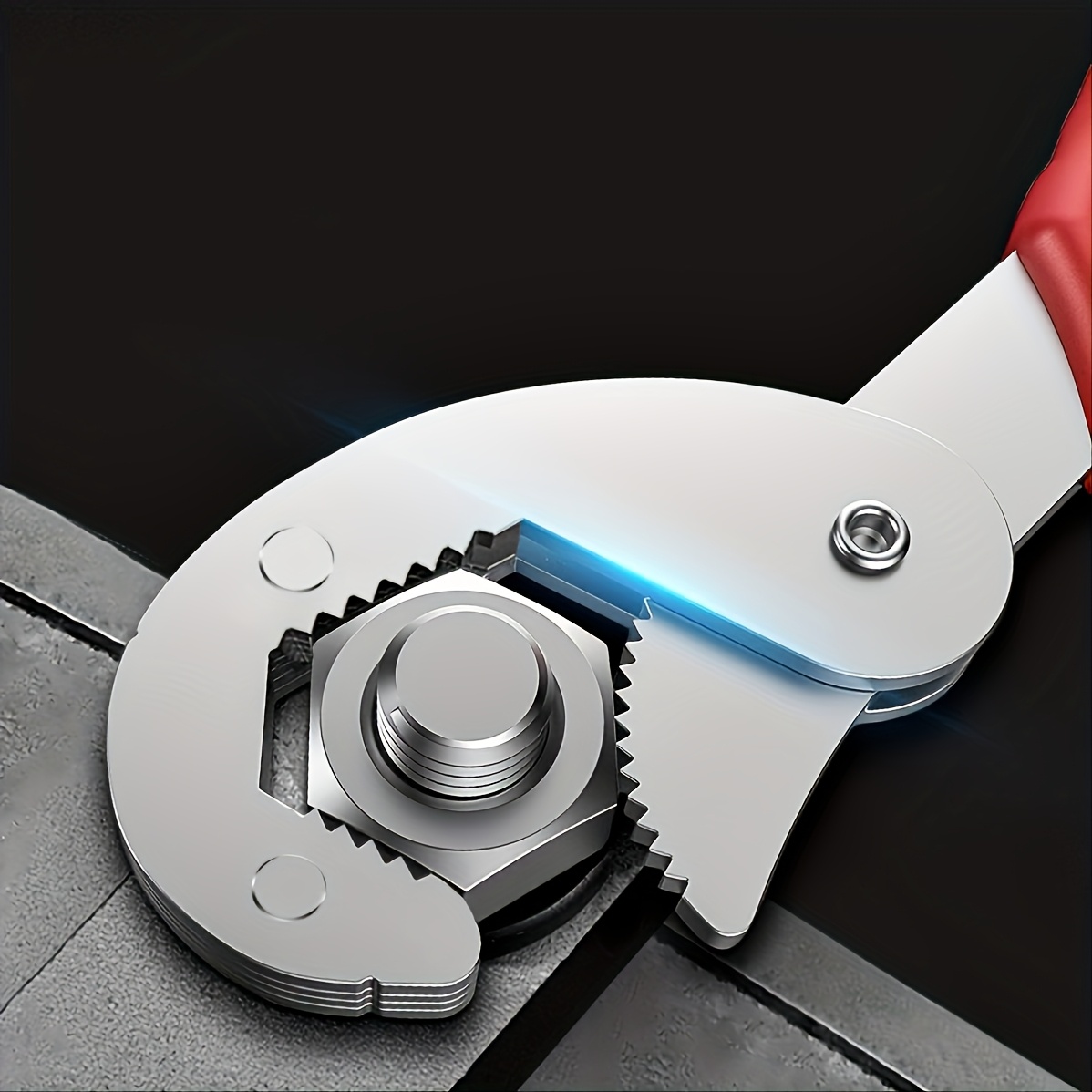 Llave Multifuncional Universal Ajustable con Gran Apertura Rápida - Esencial para Carnaval, Regalo de San Valentín, Herramienta Ajustable de Alta Resistencia - Combinación de Llave y Alicates Multifuncionales, Ideal para Bricolaje y Reparaciones en el Hogar
