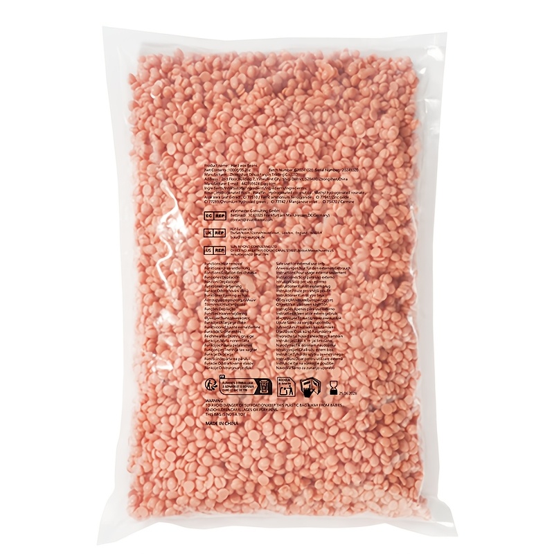 1000g Bagged Hair Removal Wax Beans, Quick Hair Removal Beeswax, For Home Use On All Limbs And Full Body