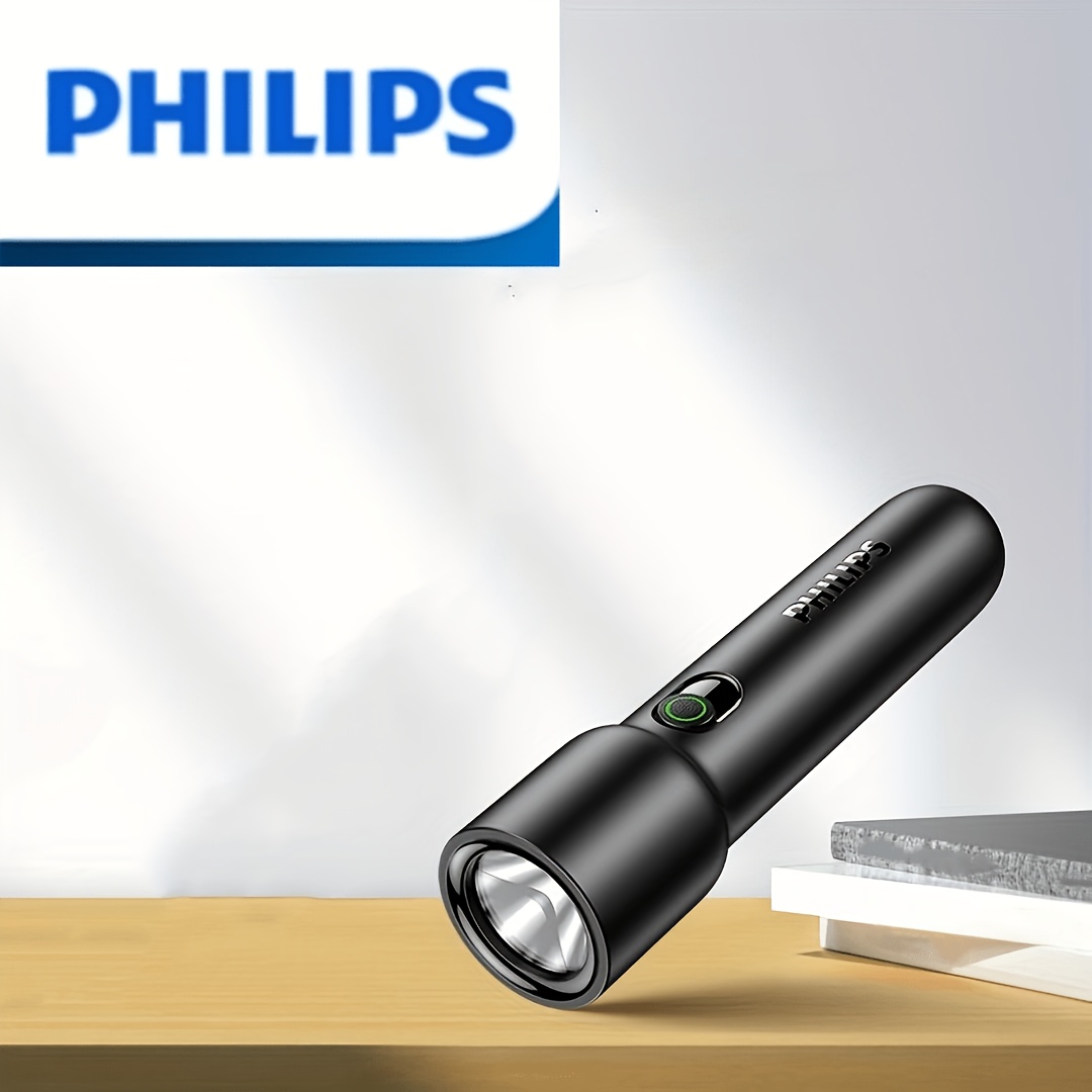 1pc/2pcs Lighting Flashlight Type-c Charging Port, Matte Surface Comfortable To Hold, Four-speed Dimming Mode, Display Long Household Outdoor Camping Portable Multifunctional Flashlight