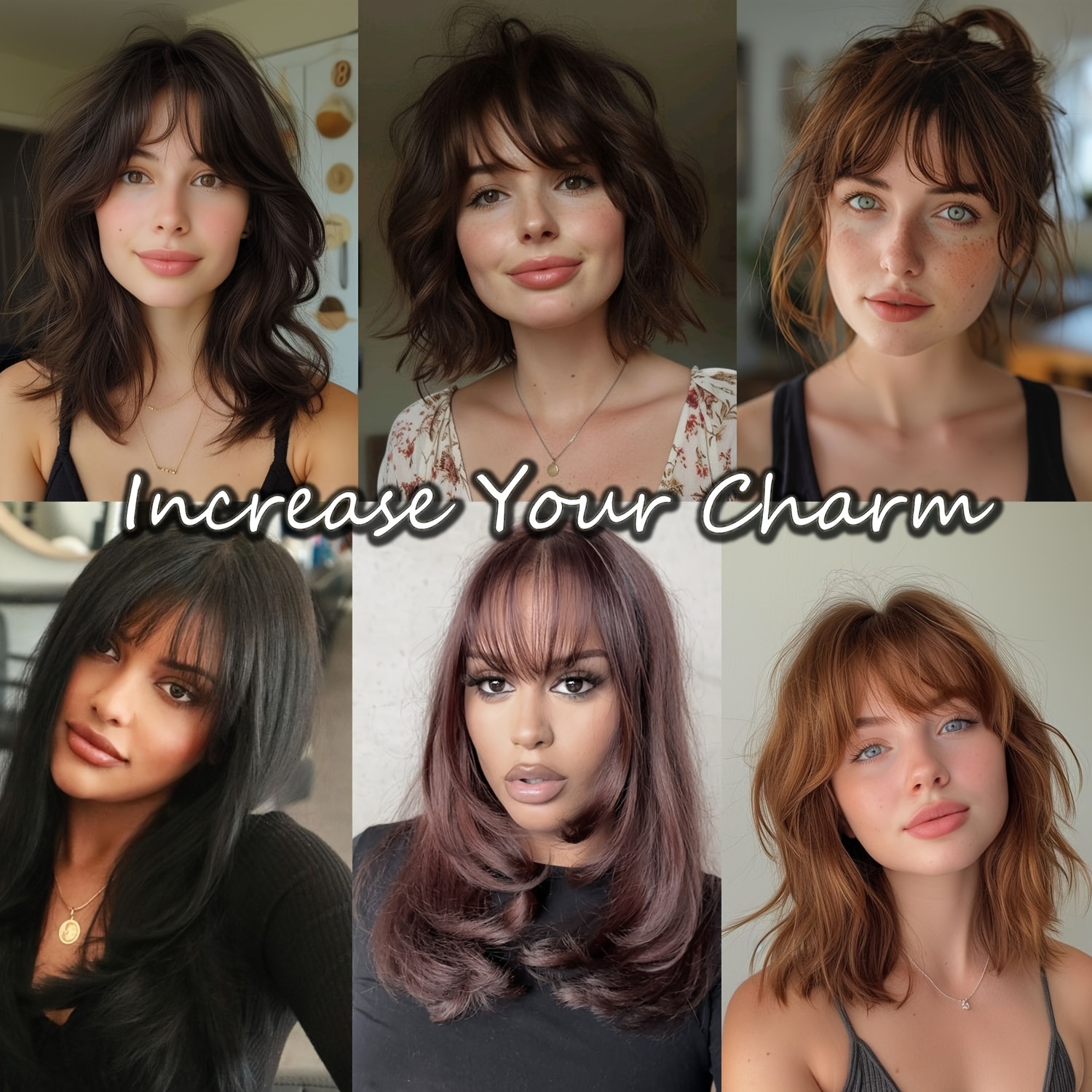 100 real hair clip style bangs with storage box thin bangs clip   bangs sideburns and fine bangs hair extension suitable for womens daily   accessories details 12