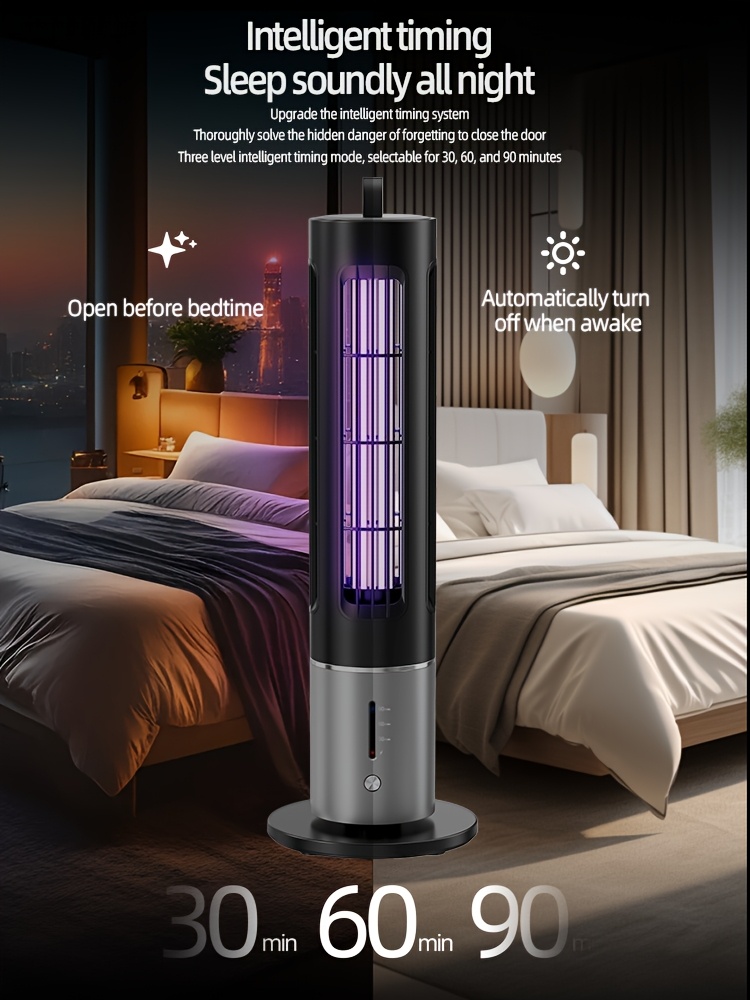 Mosquito Lamp, Insect Repeller, Rechargeable, 3-Level Timer