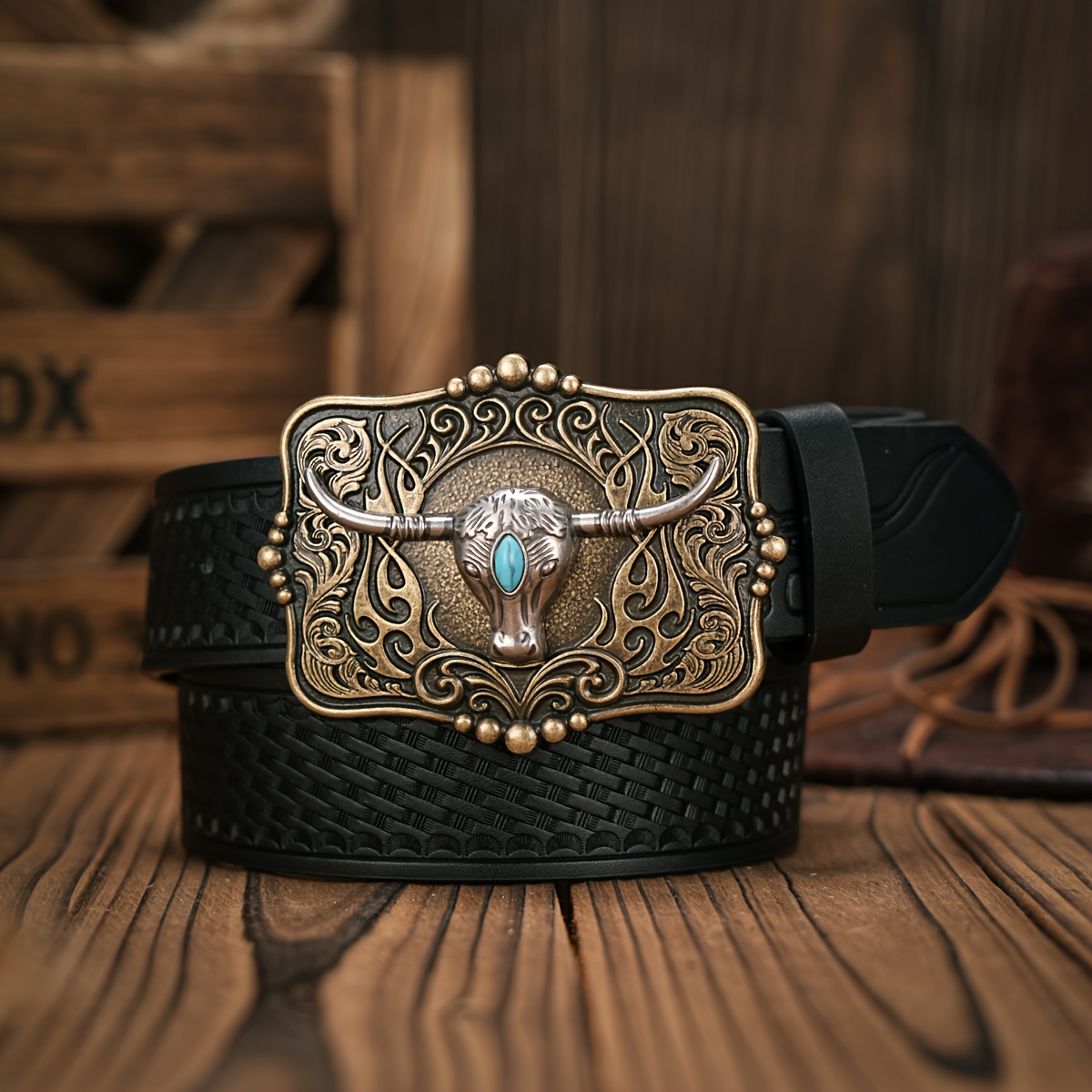 Cow Themed Unisex Belt with Buckle and Body Strap