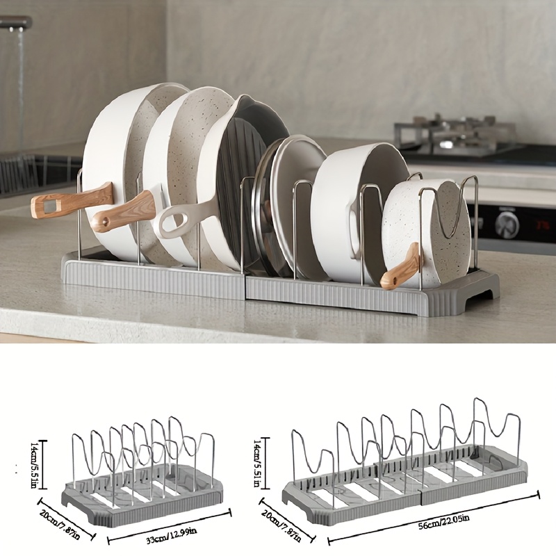 Retractable Pot Rack Kitchen Storage